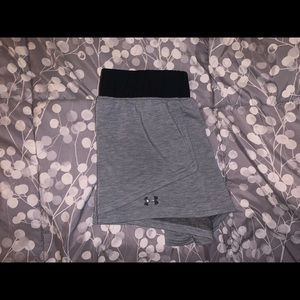Gray Under Armour shorts